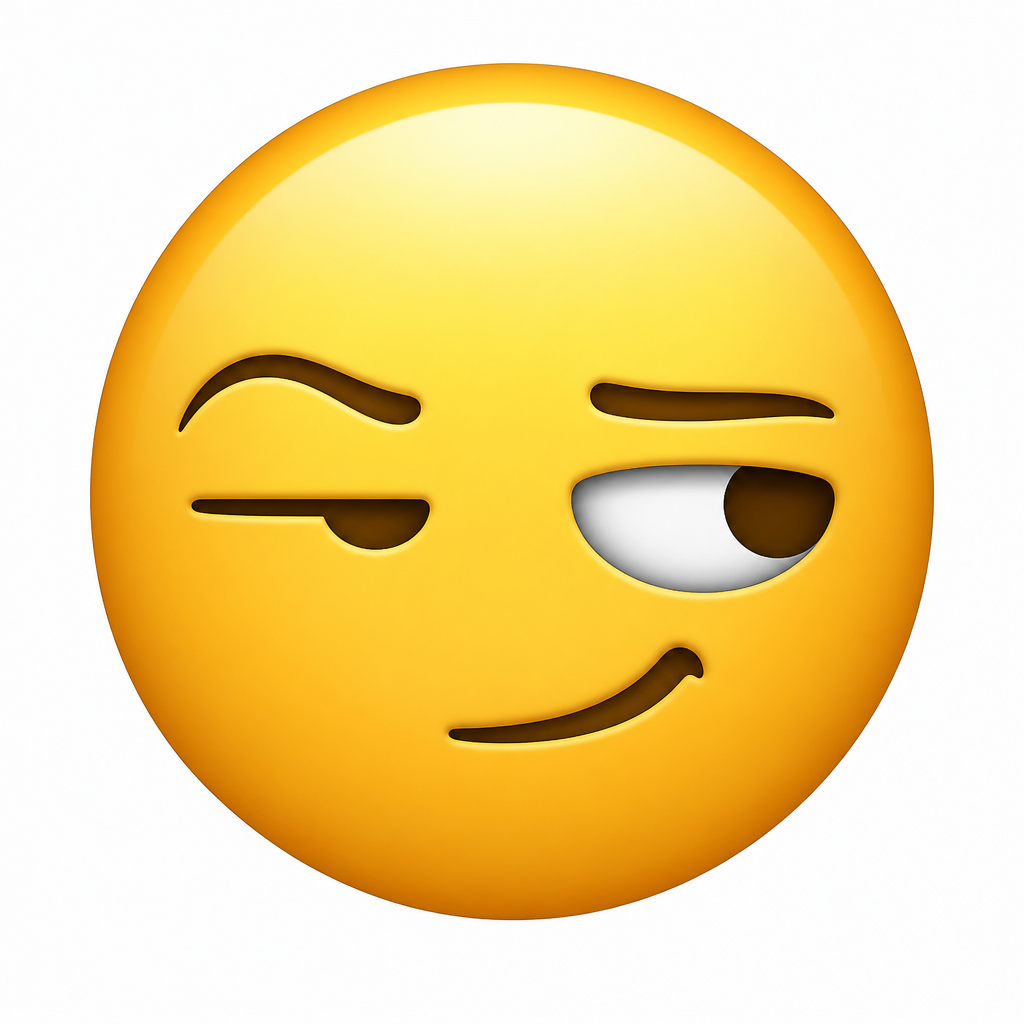 Crée-moi un emoji qui a l’air de juger Genre un big Side eye style des emojis d’iPhone.
Genre quelque chose de drôle