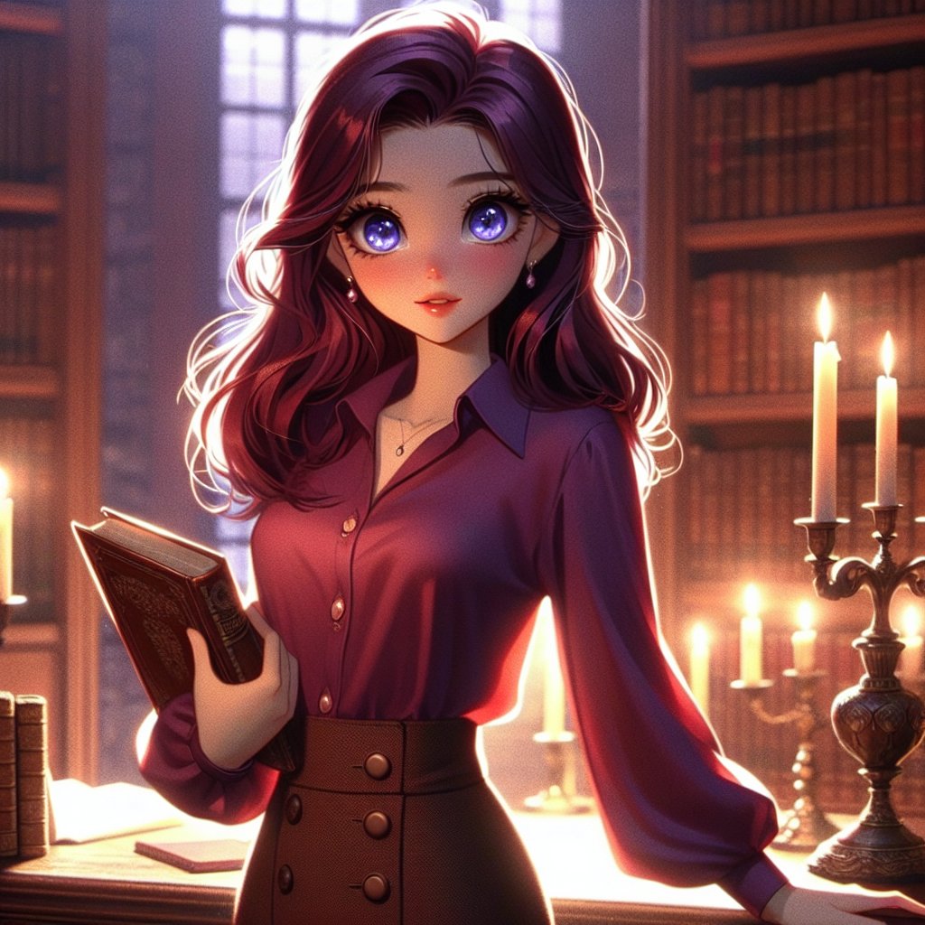 Cartoon Girl With Questions: Anime girl Fanart