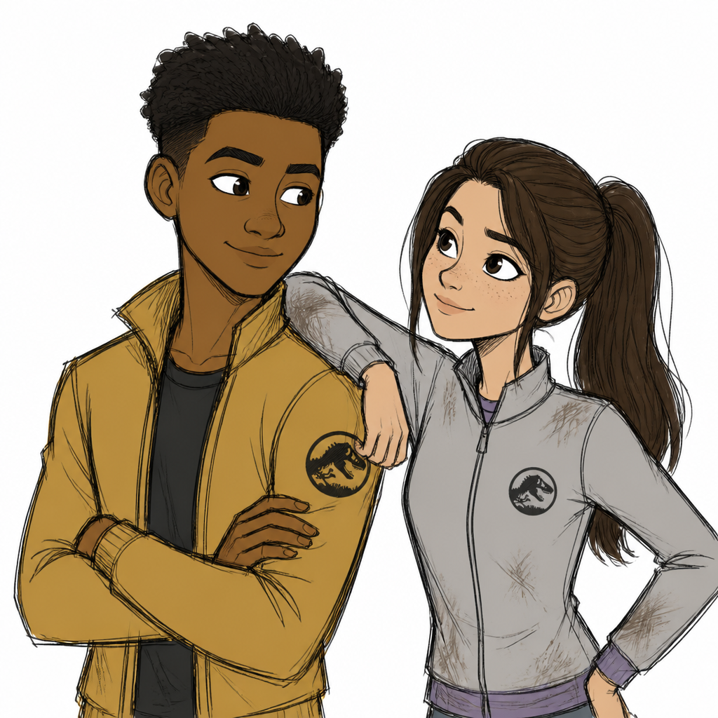 Darius X Brooklyn Camp Cretaceous FanArt