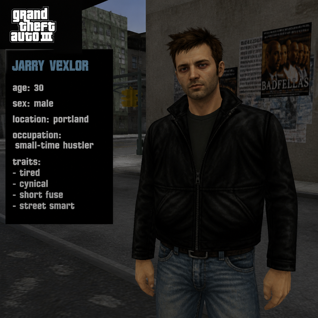 Jarry Vexlor in gta 3