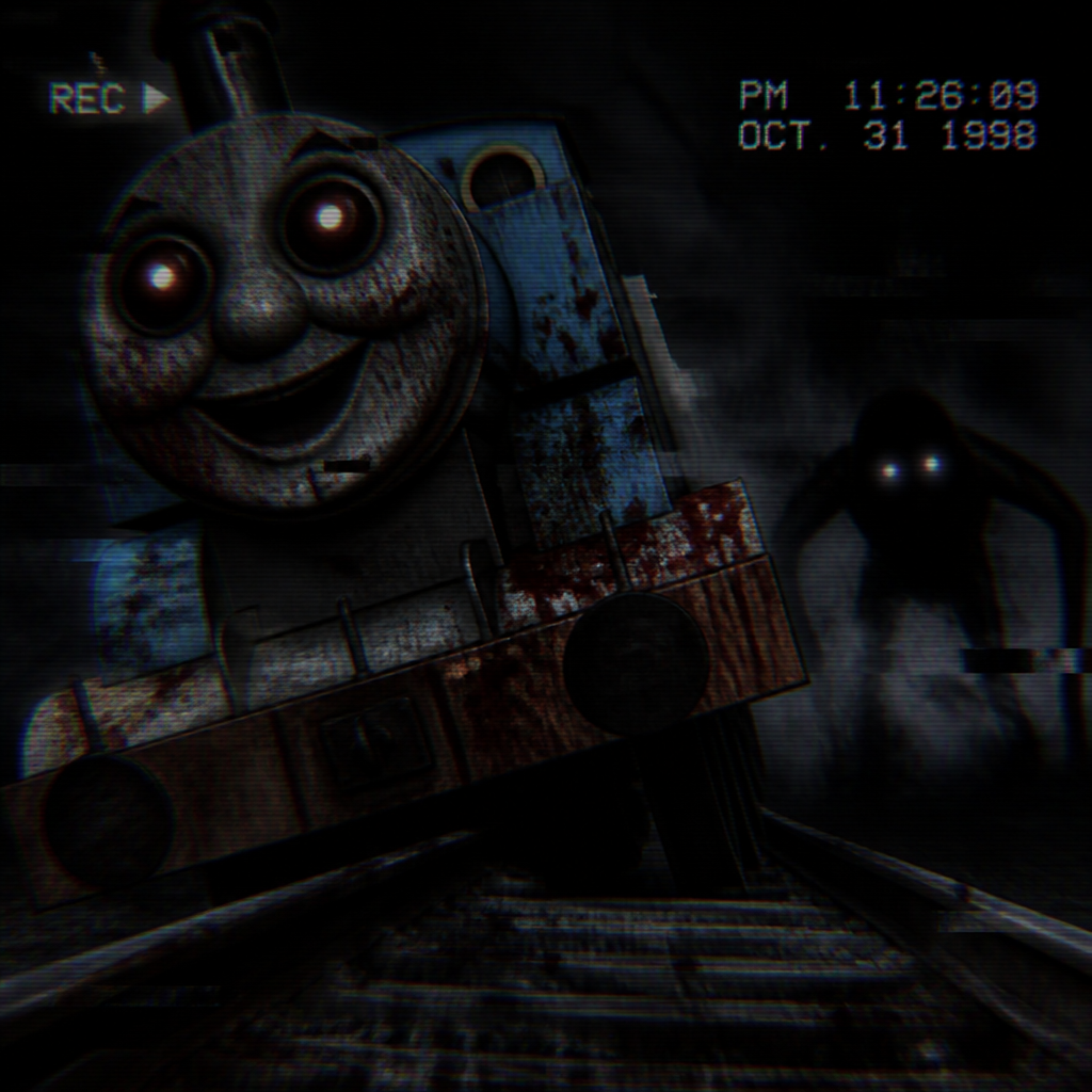 Thomas.exe run over the camera was put on the tracks in high speed