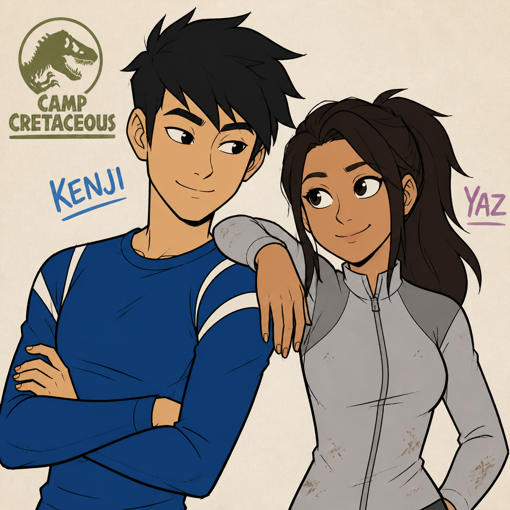 Kenji X Yaz Camp Cretaceous FanArt