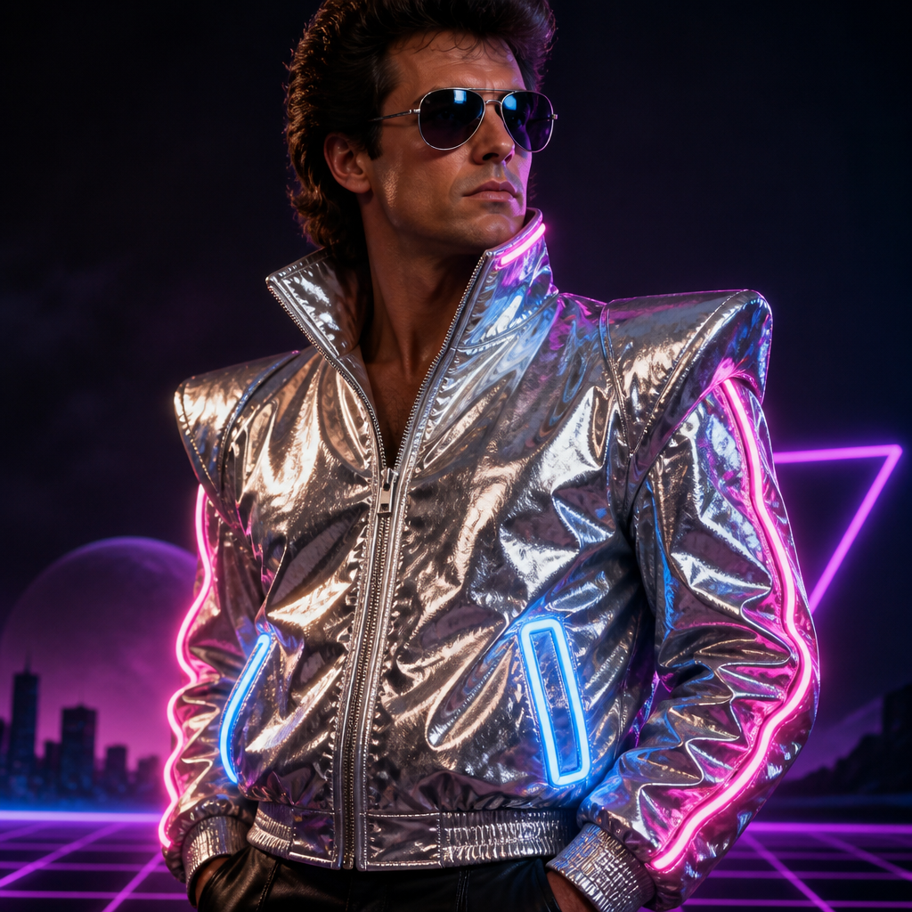 Retro future 80s jacket