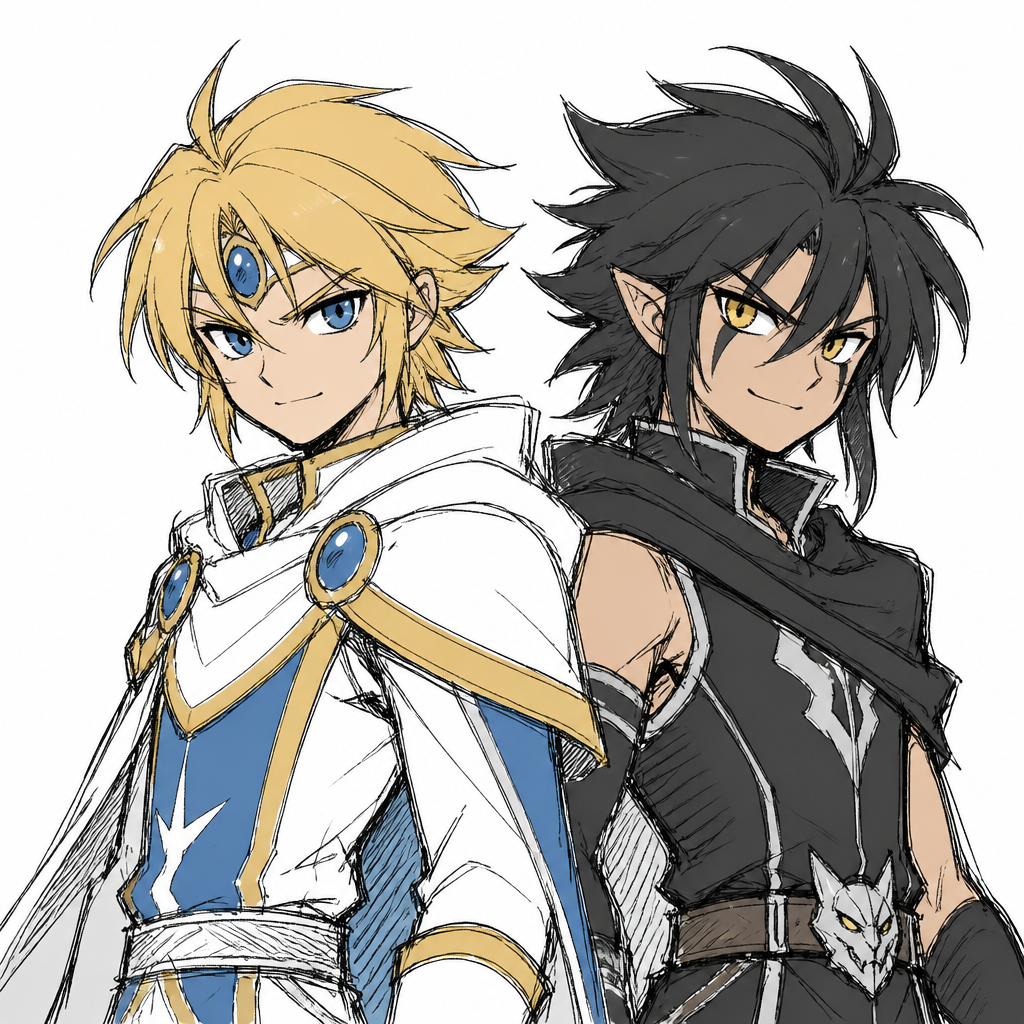 Danaël et Gryf Les Légendaires Fanart