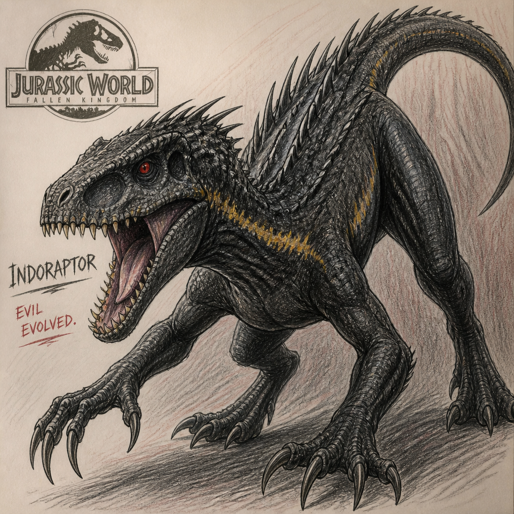 Evil Indoraptor Fanart Jurassic World Fallen Kingdom