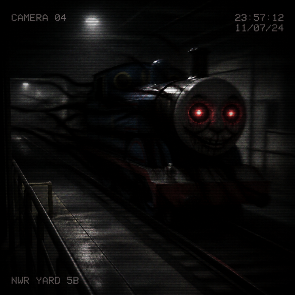 Thomas.exe run under the cameras in high speed