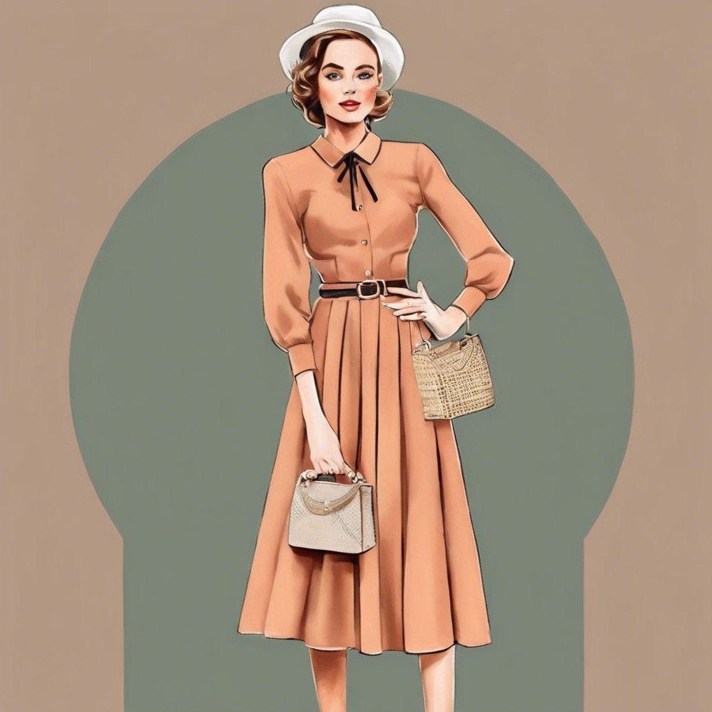 Modern modest vintage fashion | Fanart