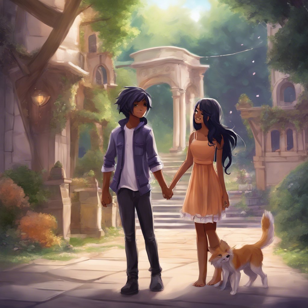 Aphmau and Ein love story Fanart