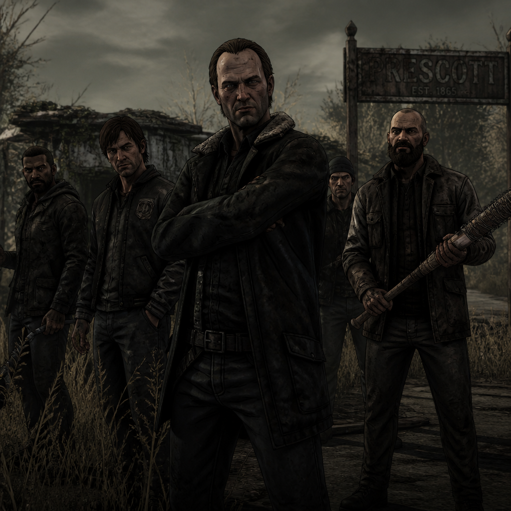 William Carver group in the walking dead games