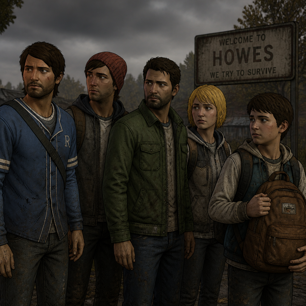 Jake and drew and gary and Linda and Bart and in the walking dead games