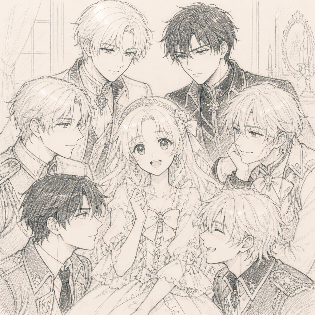 Nippon Animation Princesse Elise et Six Frères Fanart